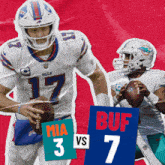Buffalo Bills (7) Vs. Miami Dolphins (3) First-second Quarter Break GIF - Nfl National Football League Football League GIFs