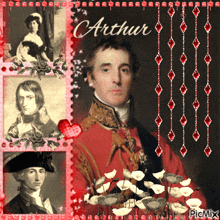a picture of a man with the name arthur on the bottom