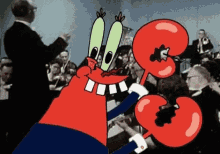 Mr Krabs Conductor GIF - Mr Krabs Conductor Orchestra GIFs