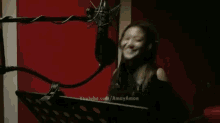 Morissette Amon Recording GIF - Morissette Amon Recording Laughing GIFs
