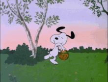 Easter Egg Hunt Snoopy GIF - Easter Hunt Basket GIFs