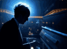 Piano Oswald GIF - Piano Oswald Cobblepot GIFs