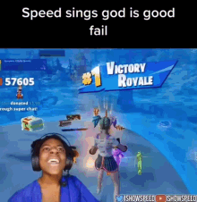 Speed Ishowspeed God Is Good Fail Speed Sings God Is Great Funny Fail GIF