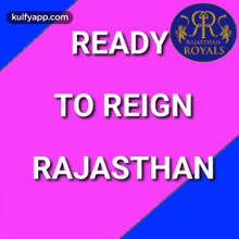 Ready To Reign Rajasthan.Gif GIF - Ready To Reign Rajasthan Gif Cricket GIFs
