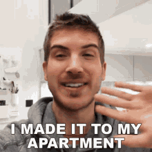 I Made It To My Apartment Joey Graceffa GIF - I Made It To My Apartment Joey Graceffa I Made It GIFs