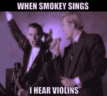 Abc When Smokey Sings GIF - Abc When Smokey Sings I Hear Violins GIFs