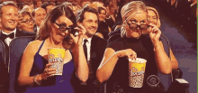 Tina And Amy Popcorn GIF - Popcorn GIFs