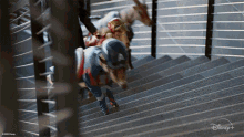 Ascending The Stairs Goats GIF - Ascending The Stairs Goats Going Up GIFs