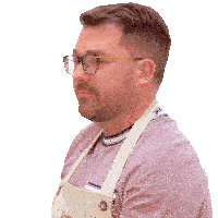 Teary-eyed Andrew Evers Sticker - Teary-eyed Andrew Evers The Great Canadian Baking Show Stickers
