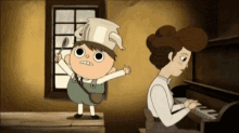 Over The Garden Wall Otgw GIF - Over The Garden Wall Otgw Playing Piano GIFs