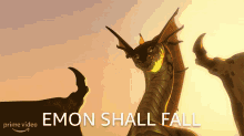 Emon Shall Fall Raishan GIF - Emon Shall Fall Raishan Green Dragon GIFs