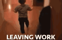 Leaving Work GIF - Leaving Work Kid Stairs GIFs