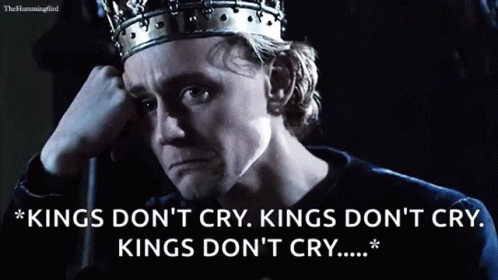 crying king