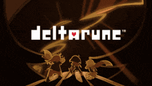 a poster for the video game deltarunc is