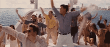 Leonardo Di Caprio Cocaine GIF - Leonardo Di Caprio Cocaine Yacht Party GIFs