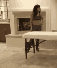 Woman Massage Table GIF