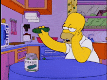 Homero Volare Homero Triste GIF - Homero Volare Homero Homero Triste GIFs