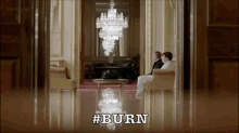 Sherlock And Watson At Buckingham Palace GIF - Sherlock Burn Watson GIFs