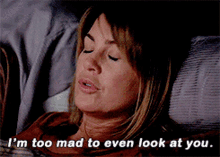 greys anatomy meredith grey im too mad to even look at you mad angry