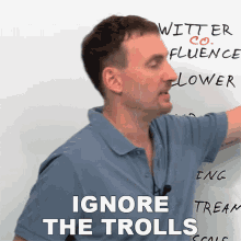 Ignore The Trolls Adam GIF - Ignore The Trolls Adam Learn English With Adam GIFs