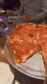 Chicago Style Pizza Cheesy GIF