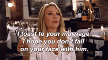 Real Housewives Of New York Marriage GIF - Real Housewives Of New York Marriage Toast GIFs