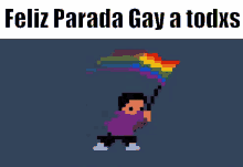 Parada Gay / Orgulho Gay / Lgbtq / Bandeira / Arco íris GIF