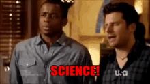 Science! - Psych GIF - Psych Dule Hill Burton Guster GIFs