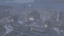 a picture of a city with the words golden of indonesia