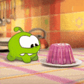 Om Nom Cut The Rope GIF - Om Nom Cut The Rope Jelly GIFs