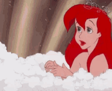 Bubbles Ariel GIF - Bubbles Ariel Bathtub GIFs