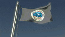 a flag that says u.s. immigration and customs enforcement on it