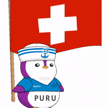 wink flag penguin switzerland pudgy