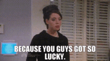 Parks And Rec April Ludgate GIF - Parks And Rec April Ludgate Because You Guys Got So Lucky GIFs
