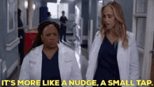 Greys Anatomy Miranda Bailey GIF - Greys Anatomy Miranda Bailey Its More Like A Nudge GIFs
