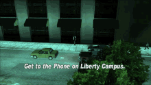 gta grand theft auto gta one liners get to the phone on liberty campus