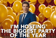 I'M Hosting The Biggest Party Of The Year! GIF - Mtv Awards Adam Devine Epic Party GIFs
