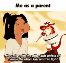 Mulan Me As A Parent GIF - Mulan Me As A Parent Mushu GIFs
