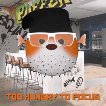 I Am Hungry Too Hungry GIF - I Am Hungry Too Hungry Chef Puffer GIFs