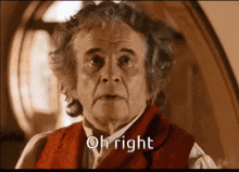 Bilbo Oh Right GIF - Bilbo Oh Right GIFs