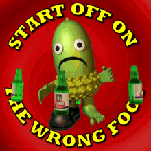 Start Off On The Wrong Foot Get Off On The Wrong Foot GIF