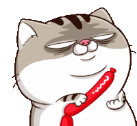 Ami Fat Cat Ami Sticker - Ami Fat Cat Ami Sausage Stickers