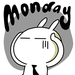 ไม่ Monday Sticker - ไม่ Monday วันจันทร์ Stickers
