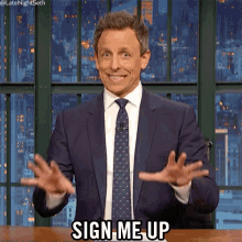 Sign Me Up Interested GIF - Sign Me Up Interested Joining GIFs