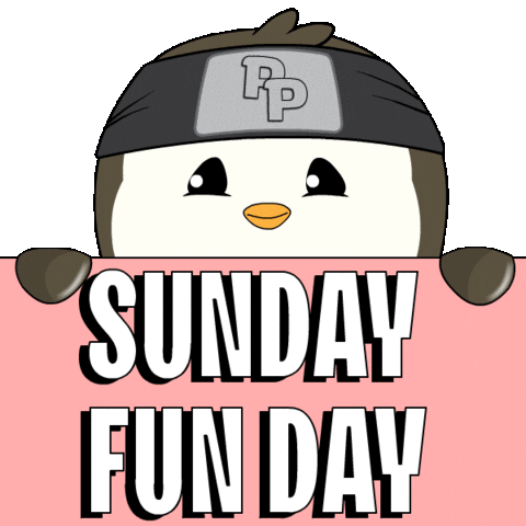 Sunday Penguin Sticker - Sunday Penguin Pudgy Stickers