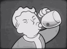 Fallout Vault GIF - Fallout Vault Drinking GIFs