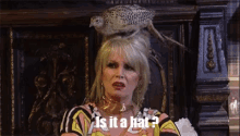 Abfab Is It A Hat GIF - Abfab Is It A Hat Absolutely Fabulous GIFs