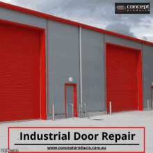 industrial door repair construction concept products