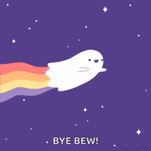 Ghost Rainbow Nyan Ghostie GIF - Ghost Rainbow Nyan Ghostie GIFs