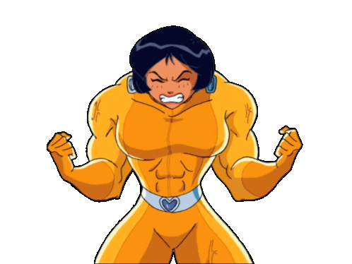 Totally Spies Alex Muscles Sticker - Totally Spies Alex Muscles Totally ...